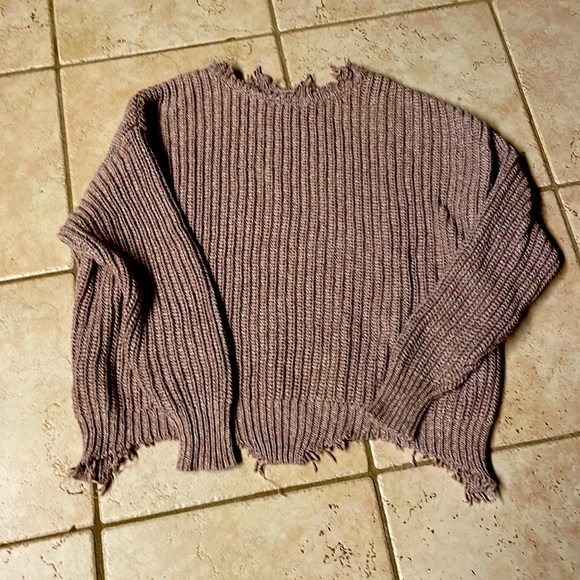 Ragged edged sweater - Picture 1 of 3